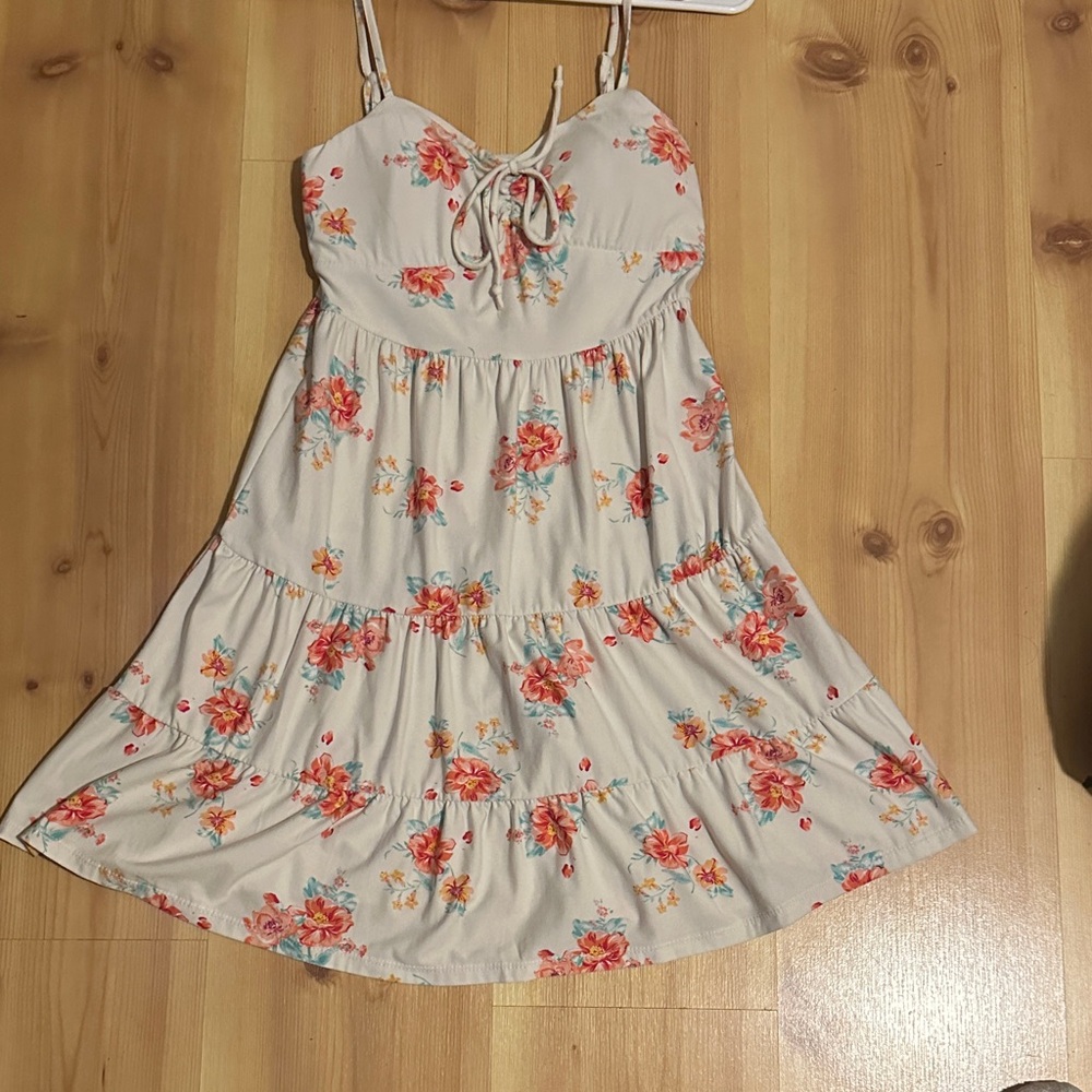 Xhilaration Floral Tie-Front Dress
